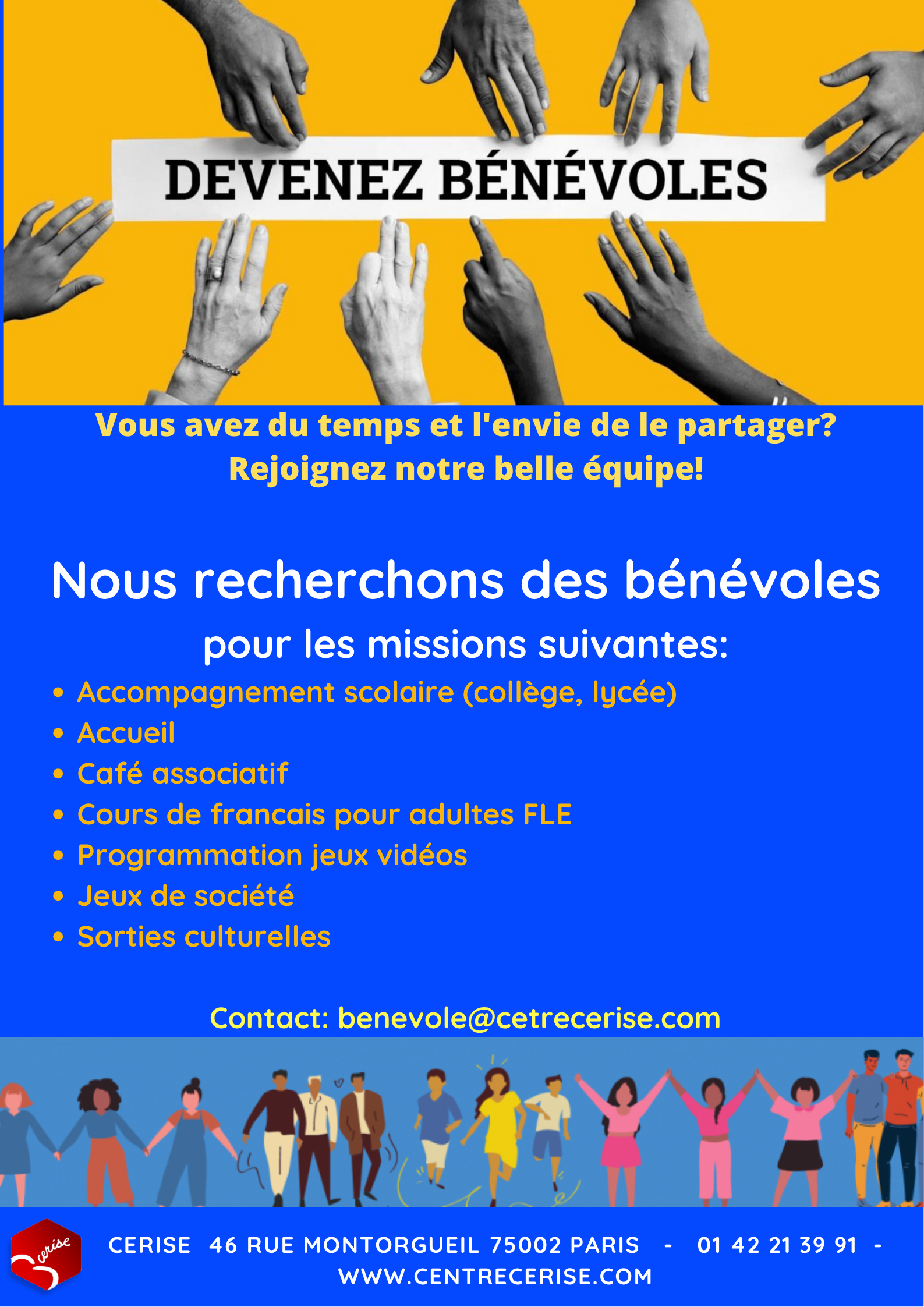 Bleu Vif Moderne Créatif Vide-grenier Affiche (2).png